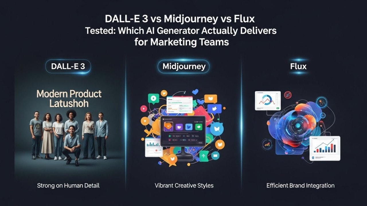 DALL-E 3 vs Midjourney vs Flux Tested: Which AI Generator Actually Delivers for Marketing Teams